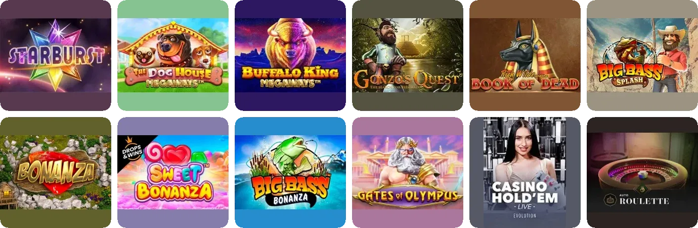 BetFoxx Casino games